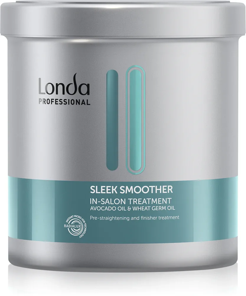 Londa Professional Sleek Smoother In-Salon Treatment - Маска увлажняющая и разглаживающая для непослушных и пушистых волос, 750 мл