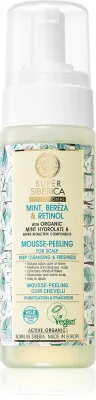 Natura Siberica Mint, Bereza & Retinol - Шампунь с пилингом для кожи головы, 170 мл
