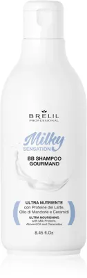 Brelil Professional Milky Sensation BB Shampoo - Регенерирующий шампунь для слабых и поврежденных волос, 250 мл