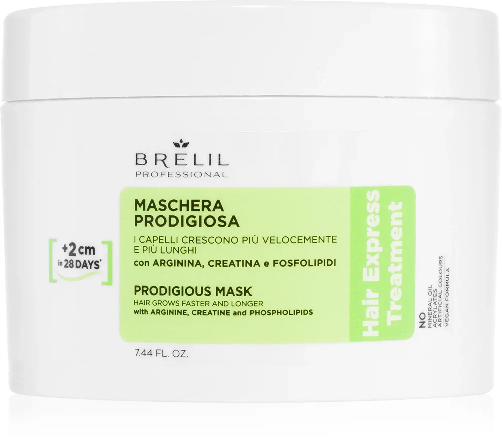 Brelil Professional Hair Express Prodigious Mask - Маска для роста волос и укрепления луковиц, 220 мл