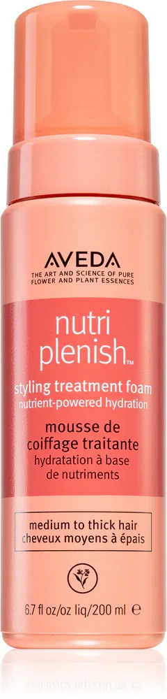 Aveda Nutriplenish Styling Treatment Foam - Пенка для увлажнения и придания блеска, 200 мл