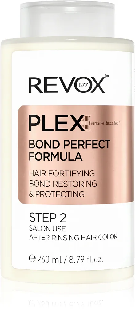 Revox B77 PLEX Bond Perfect Formula. Step 2 - Укрепляющий уход после химического воздействия на волосы, 260 мл