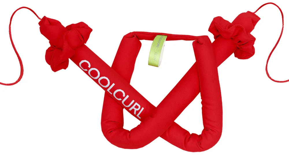 GLOV CoolCurl Heatless Haircurling Tool - аксессуары для создания волн, 1 шт, оттенок Red