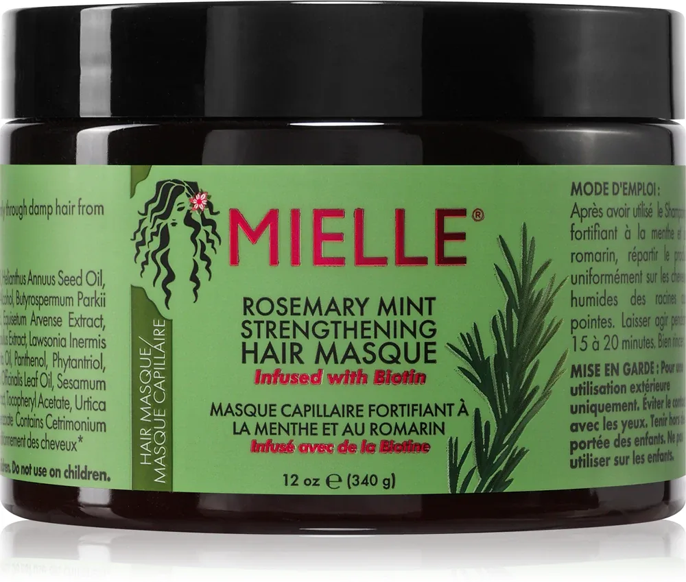 Mielle Rosemary Mint - Глубоко укрепляющая маска для волос, 340 г