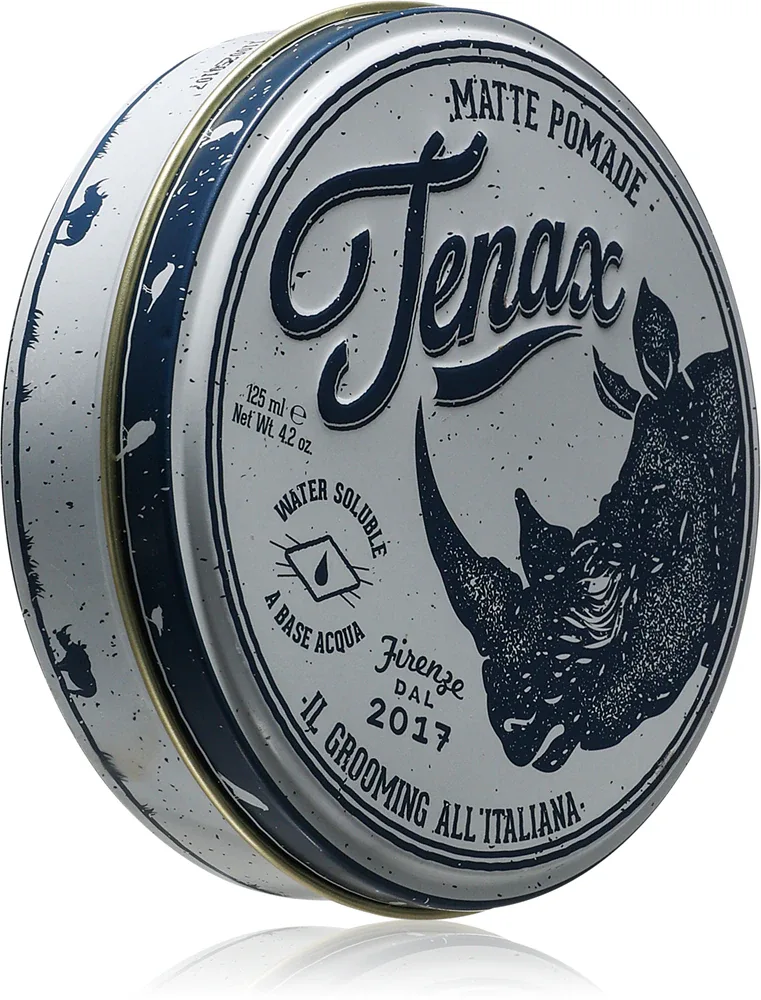 Tenax Matte Pomade Medium Hold Shine Pomade - Помада для волос для мужчин, 125 мл