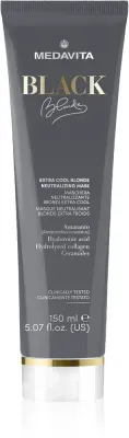 Medavita Black Blondie Extra Cool Blonde - Маска для волос: натуральная нейтрализующая для окрашенных волос, 150 мл