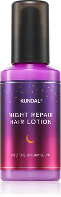 KUNDAL Night Repair Hair Lotion - Увлажняющий ночной уход для волос с ароматом Into The Dream, 100 мл
