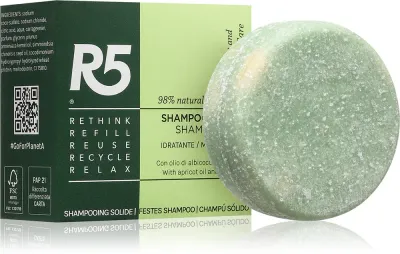 R5 Moisturizing - Шампунь в виде кубика увлажняющий, 70 г