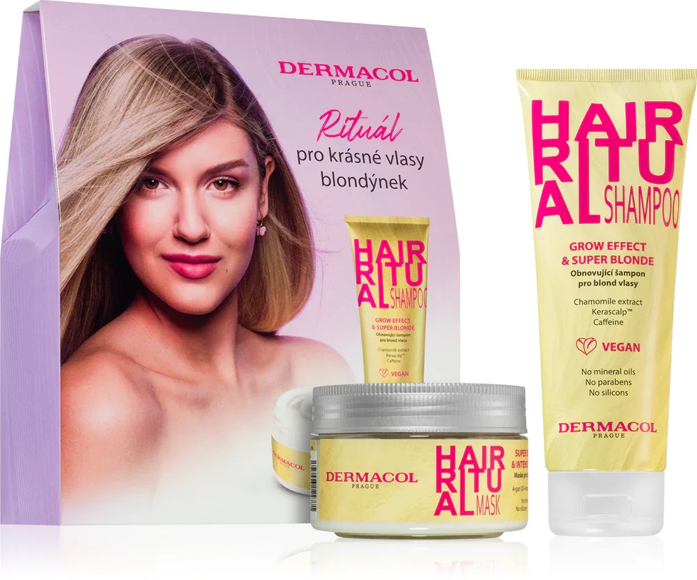 Dermacol Hair Boost Blonde - Подарочный набор для блондинок