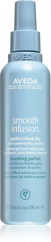 Aveda Smooth Infusion Perfect Blow Dry - Сглаживающий спрей для укладки волос против пушистости