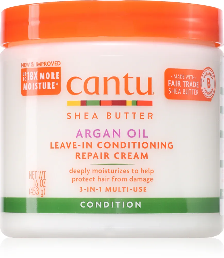CANTU Shea Butter Leav-In Cond Cream - Крем-кондиционер для волос, 453 г
