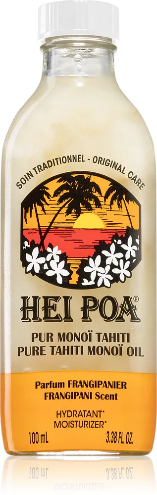 Hei Poa Pure Tahiti Monoï Oil Frangipani - Многофункциональное масло для тела и волос, 100 мл