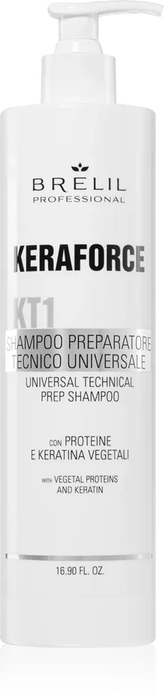 Brelil Professional Keraforce - Питательное предварительное уходовое средство для всех типов волос, 500 мл