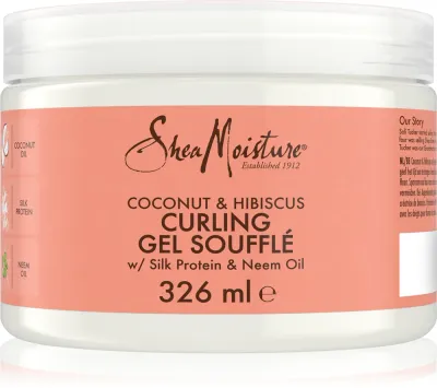 Shea Moisture Coconut & Hibiscus - Бальзам для кудрявых и волновых волос, 340 г