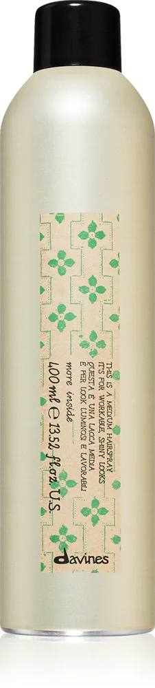 Davines More Inside Medium Hair Spray - лак для волос средней фиксации, 400 мл
