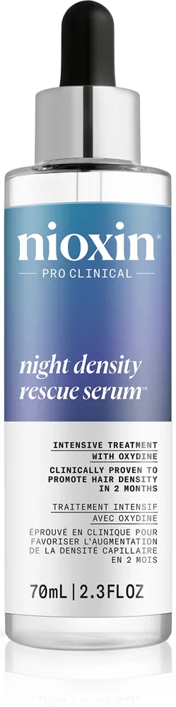 Nioxin Night Density Rescue Serum - Уход на ночь для тонких волос, 70 мл