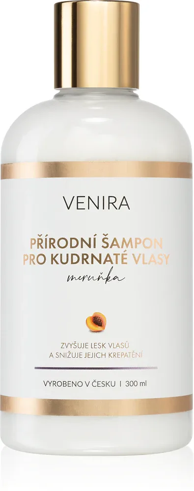 Venira Shampoo for curly hair - Натуральный шампунь Apricot, 300 мл