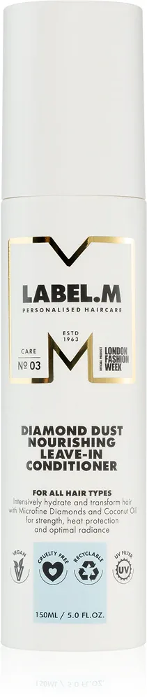 Несмываемый уход для волос label.m Diamond Dust для окрашенных волос, 150 мл