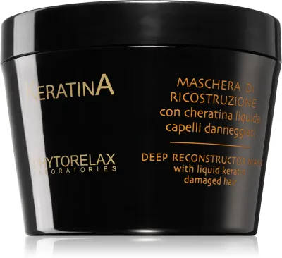 Phytorelax Laboratories Keratina - Кератиновая маска для волос - лечение для поврежденных волос, 250 мл