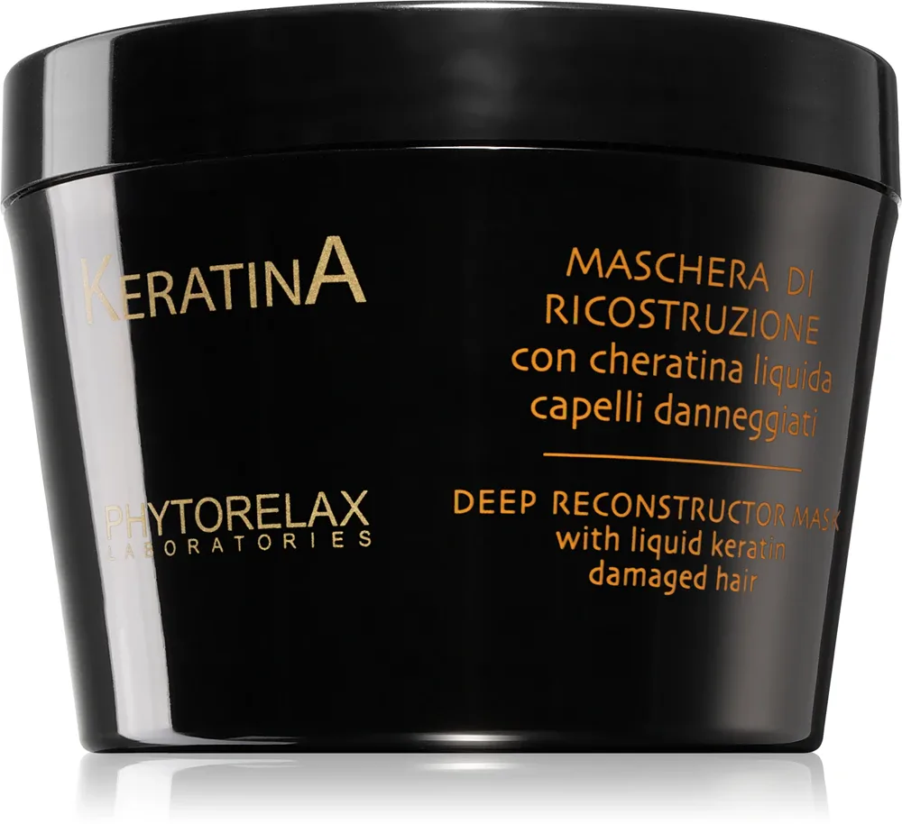 Phytorelax Laboratories Keratina - Кератиновая маска для волос - лечение для поврежденных волос, 250 мл