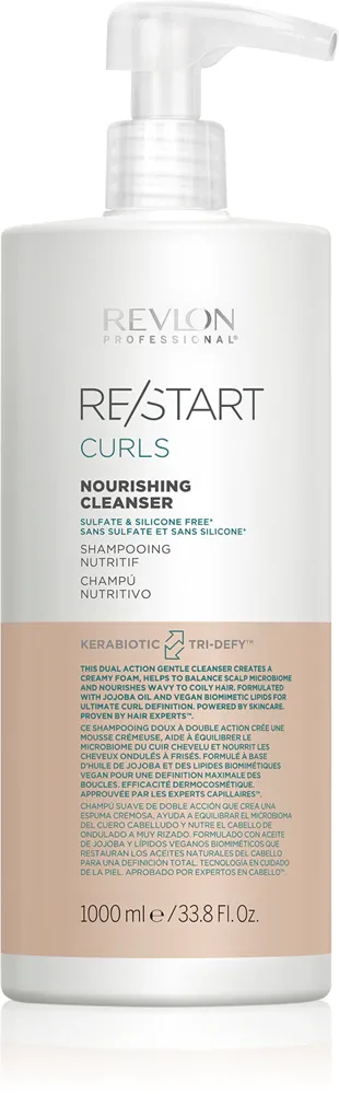 Revlon Professional Re/Start Curls - Шампунь без сульфатов для кудрявых и волнистых волос