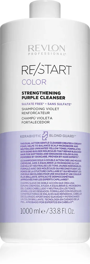 Revlon Professional Re/Start Color - Фиолетовый шампунь для светлых волос с балаяжем Purple Cleanser, 1000 мл