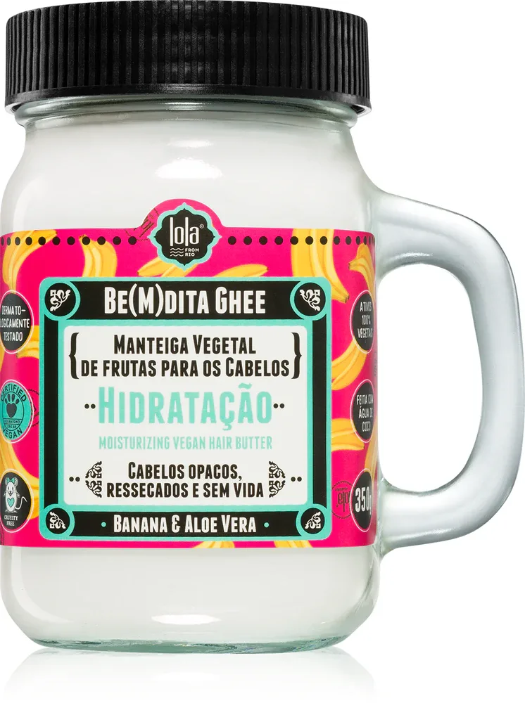 Lola Cosmetics BE(M)DITA GHEE HIDRATACAO - Увлажняющая маска для волос, 350 г