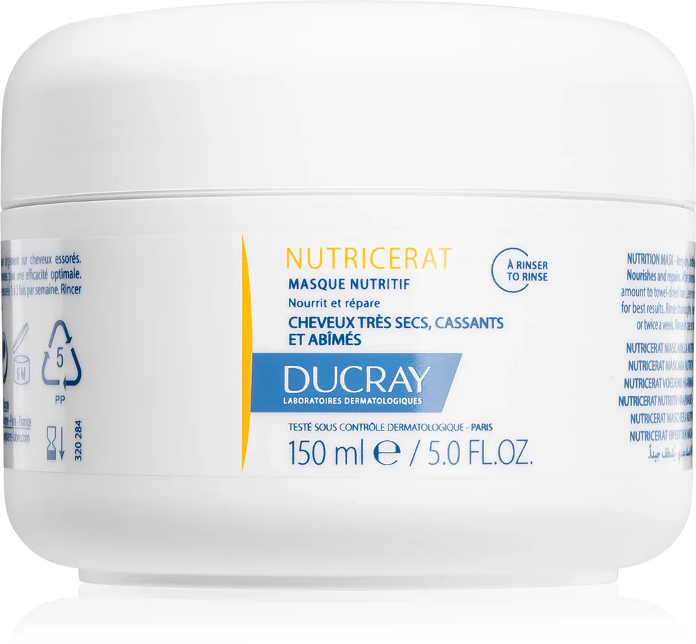 Ducray Nutricerat - Питательная маска для волос для сухих и поврежденных волос, 150 мл