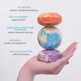 Soaphoria Hair Care Solid Shampoo - Органический шампунь в форме кубика против перхоти, 80 г — фото 3