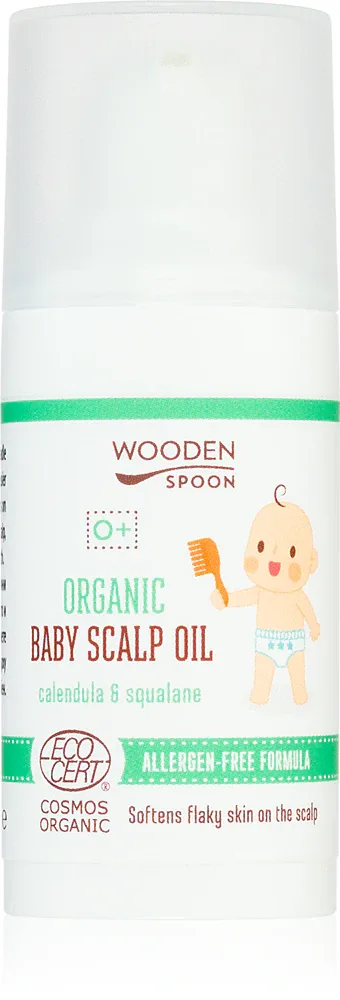WoodenSpoon Organic - Уход за кожей головы для детей с рождения, 15 мл