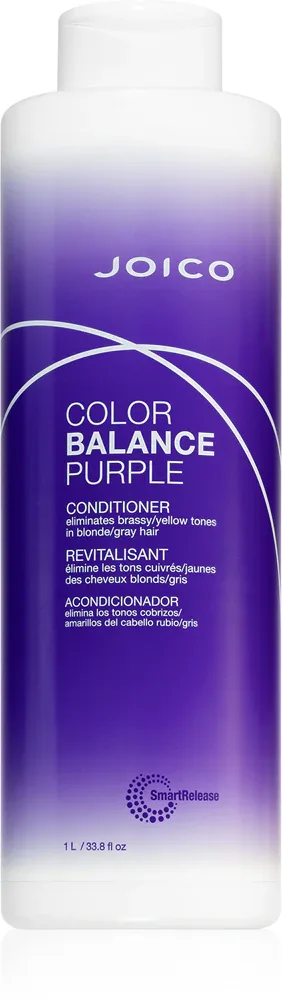Joico Color Balance Purple Condicioner - Фиолетовый нейтрализующий оттенок желтизны кондиционер, 1000 мл