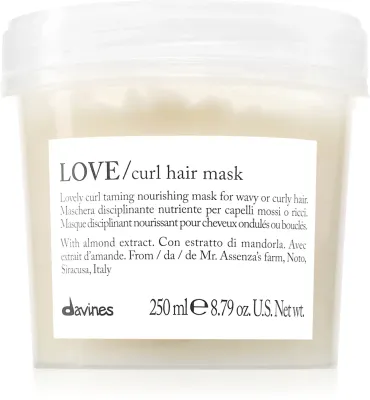 Davines Love Curl Hair Mask - Интенсивно питательная маска для кудрявых волос, 250 мл