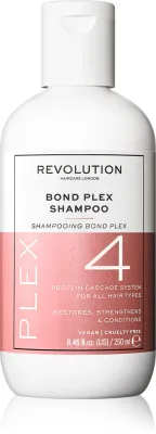 Revolution Haircare Plex No.4 Bond Shampoo - Интенсивно питательный шампунь для сухих и поврежденных волос, 250 мл