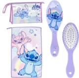 Набор дорожный Disney Stitch Travel Set детский, с расчёской, полотенцем и косметичкой, 1 шт — фото 1