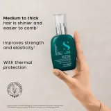 Alfaparf Milano Semi di Lino Reconstruction Anti-damage Shield Cream - Регенерирующий немыльный кондиционер для нормальных и упругих волос, 125 мл — фото 3