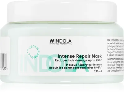 Indola Repair Intense Repair Mask - Маска для волос, укрепляющая для экстремально поврежденных, 250 мл