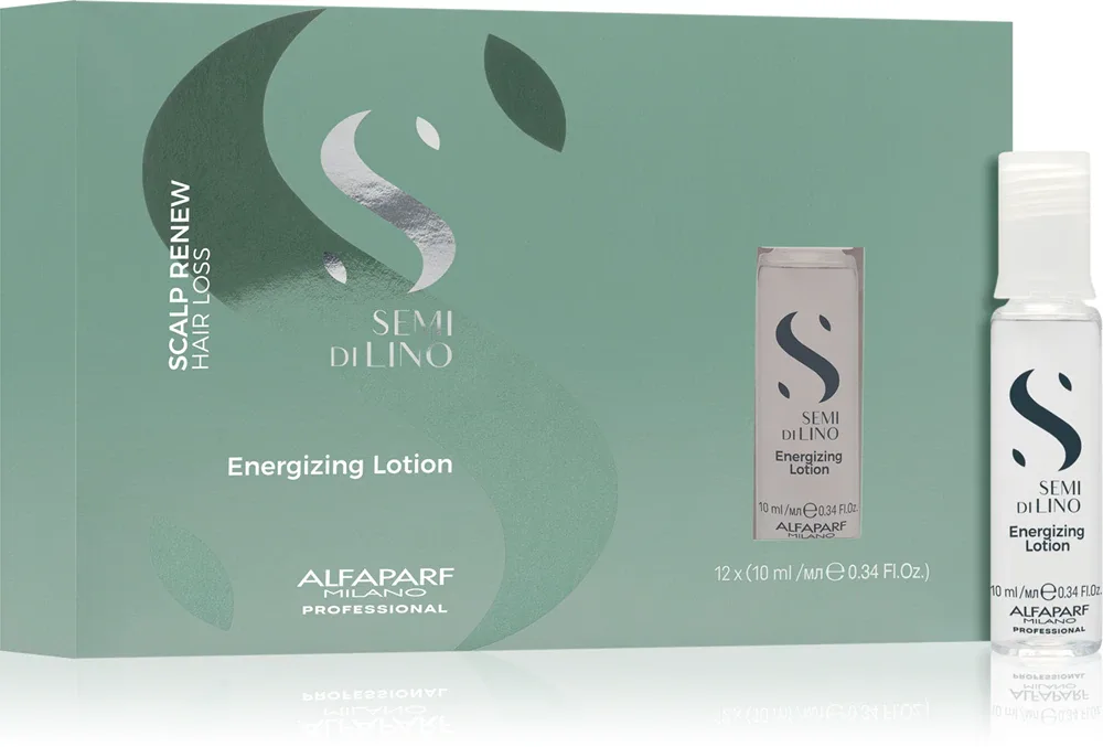 Alfaparf Milano Semi Di Lino Scalp Renew - Сыворотка укрепляющая против выпадения волос, 12 мл