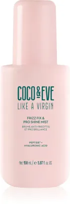 Coco & Eve Like A Virgin Frizz Fix & Pro Shine Mist - Спрей против пушистости для придания блеска и смягчения волос, 150 мл