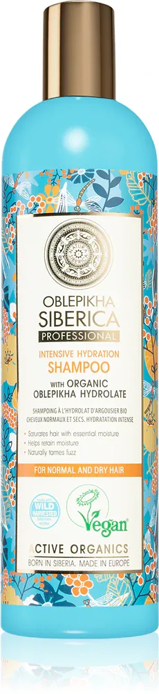 Natura Siberica Oblepikha (Sea-Buckthorn) - Увлажняющий шампунь для нормальных и сухих волос, 400 мл