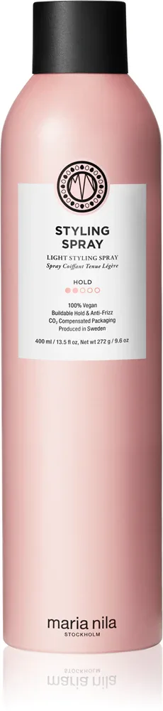 Maria Nila Style & Finish Styling Spray - Лак для волос легкой фиксации без сульфатов