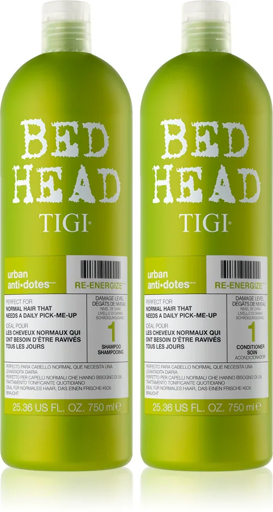 TIGI Bed Head Urban Antidotes Re-energize - Удобная упаковка для нормальных волос для женщин