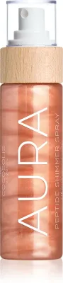 COCOSOLIS AURA Peptide Shimmer Spray - Увлажняющий спрей с блестками, 100 мл
