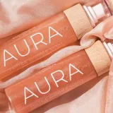 COCOSOLIS AURA Peptide Shimmer Spray - Увлажняющий спрей с блестками, 100 мл, оттенок с ароматом Raspberry — фото 4