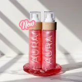 COCOSOLIS AURA Peptide Shimmer Spray - Увлажняющий спрей с блестками, 100 мл, оттенок z zapachem Strawberry Cheesecake — фото 4