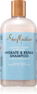 Shea Moisture Manuka Honey & Yogurt Shampoo - Увлажняющий шампунь для сухих волос, 384 мл