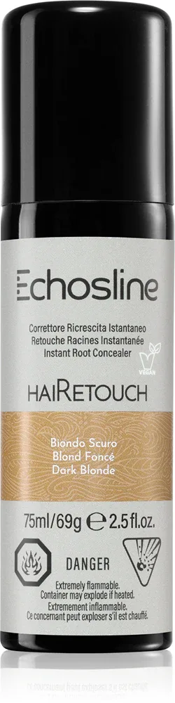 Echosline Hairetouch Hairtouch - Спрей для мгновенной коррекции отросей Dark Blonde, 75 мл