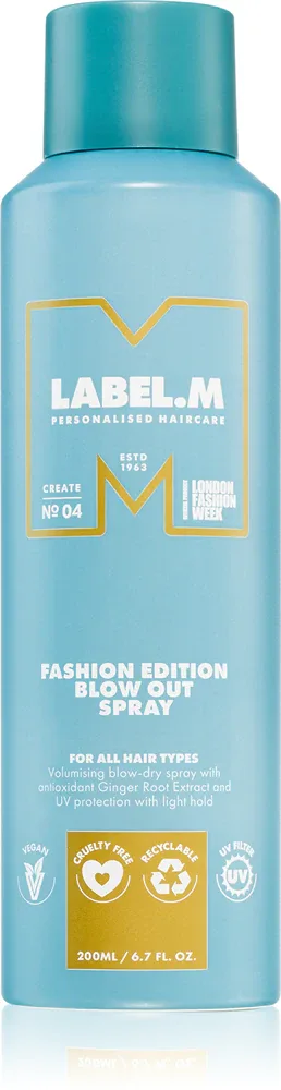 label.m Fashion Edition - Спрей для укладки волос, придающий объем и естественную упругость, 200 мл