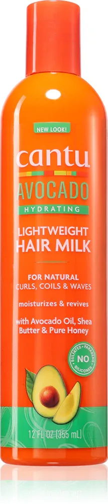 CANTU Avocado Hydrating Hair Milk - Увлажняющий бальзам для волос с авокадо, 355 мл