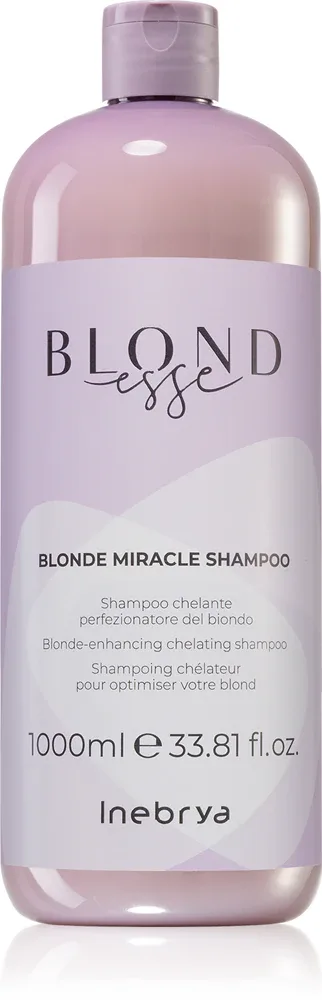 Inebrya BLONDesse Blonde Miracle Shampoo - Шампунь для очищения и детоксикации волос блонд