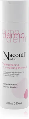 Nacomi Next Level Strengthening & revitalizing shampoo - Шампунь для волос с укрепляющим и оживляющим эффектом, 250 мл